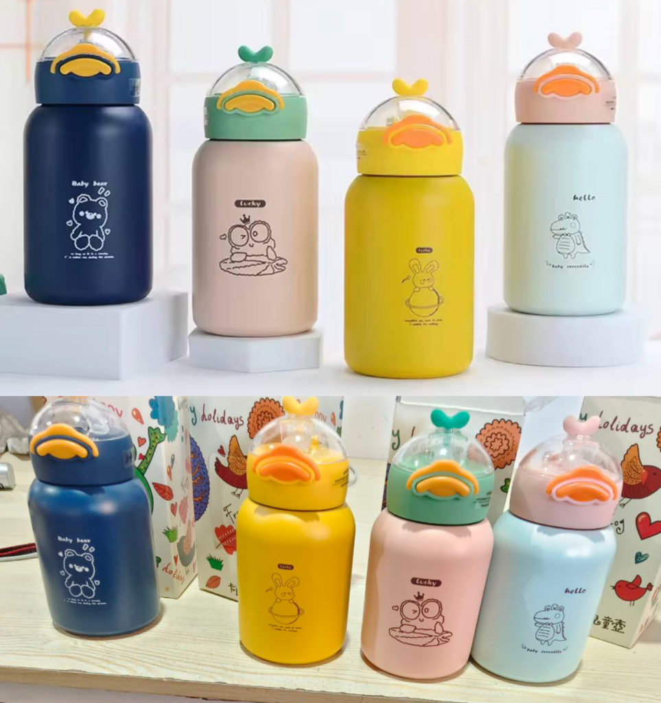 Милі термоси-пляшки з качками. Оптова доставка товарів з Китаю в Україну. Імпорт, логістика, митне оформлення OptMaster.