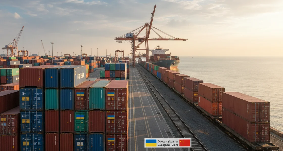 Железнодорожная доставка из Китая в Украину: цены от $2/кг, сроки 35-45 дней